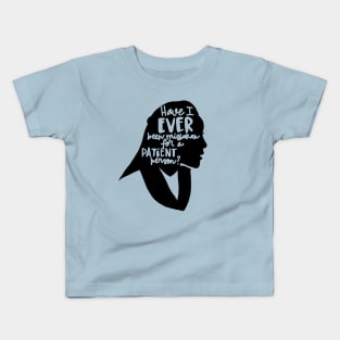 Patient Person Silhouette Kids T-Shirt